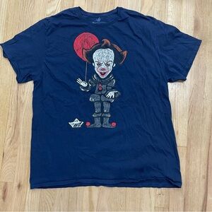 IT Graphic T-Shirt 2XL Horror Movie Clown Alt Memorabilia Tee